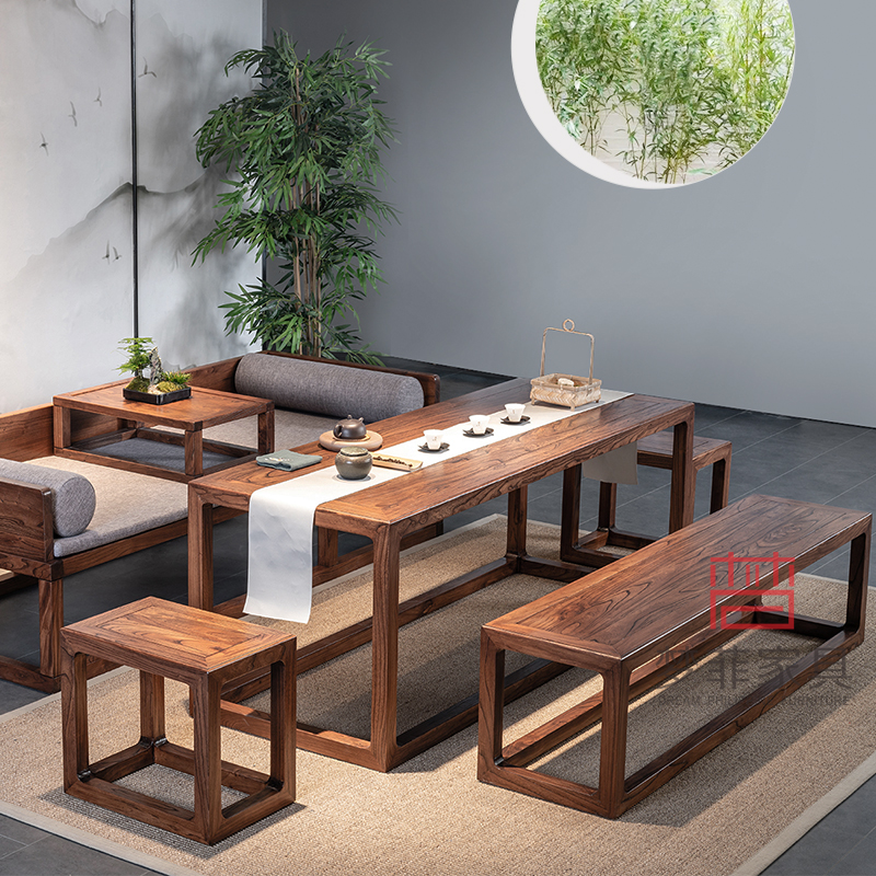 新中式家具-茶臺