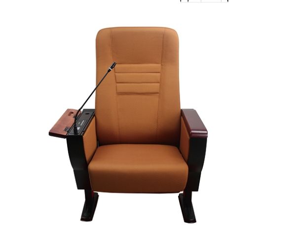 木质礼堂椅，真皮礼堂椅，高档礼堂椅，剧院排椅，报告厅排椅MS-257