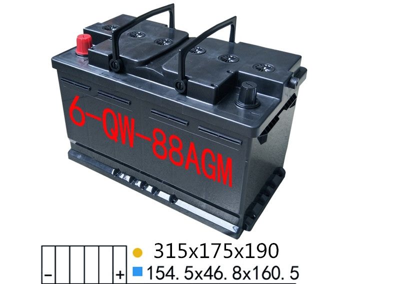 AGM蓄电池槽系列-6-QW-88AGM