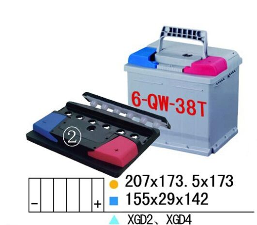 起動用免維護(QW)蓄電池槽-6-QW-38T