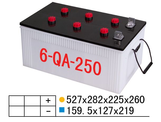 起动用普通型(QA)蓄电池槽-6-QA-250