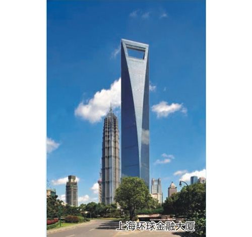 The world financial building in Shanghai
